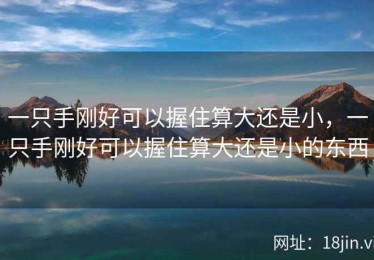 一只手刚好可以握住算大还是小，一只手刚好可以握住算大还是小的东西