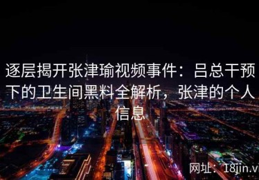 逐层揭开张津瑜视频事件：吕总干预下的卫生间黑料全解析，张津的个人信息