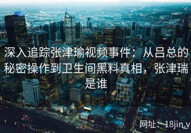 深入追踪张津瑜视频事件：从吕总的秘密操作到卫生间黑料真相，张津瑞是谁