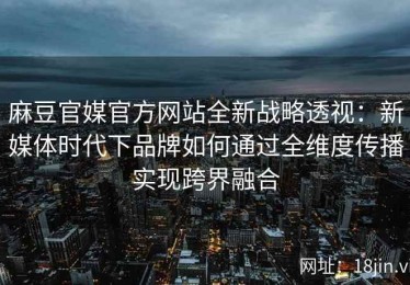 麻豆官媒官方网站全新战略透视：新媒体时代下品牌如何通过全维度传播实现跨界融合