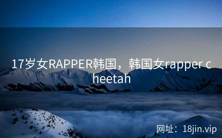 17岁女RAPPER韩国，韩国女rapper cheetah