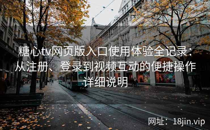糖心tv网页版入口使用体验全记录：从注册、登录到视频互动的便捷操作详细说明
