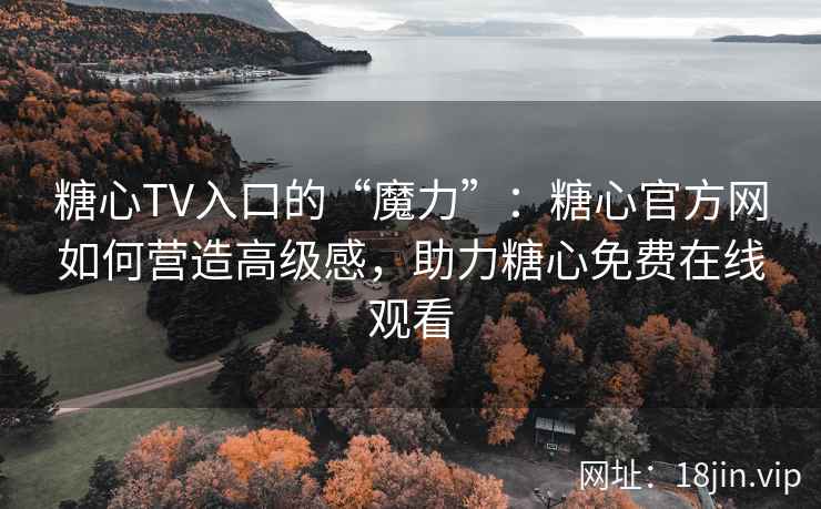 糖心TV入口的“魔力”：糖心官方网如何营造高级感，助力糖心免费在线观看
